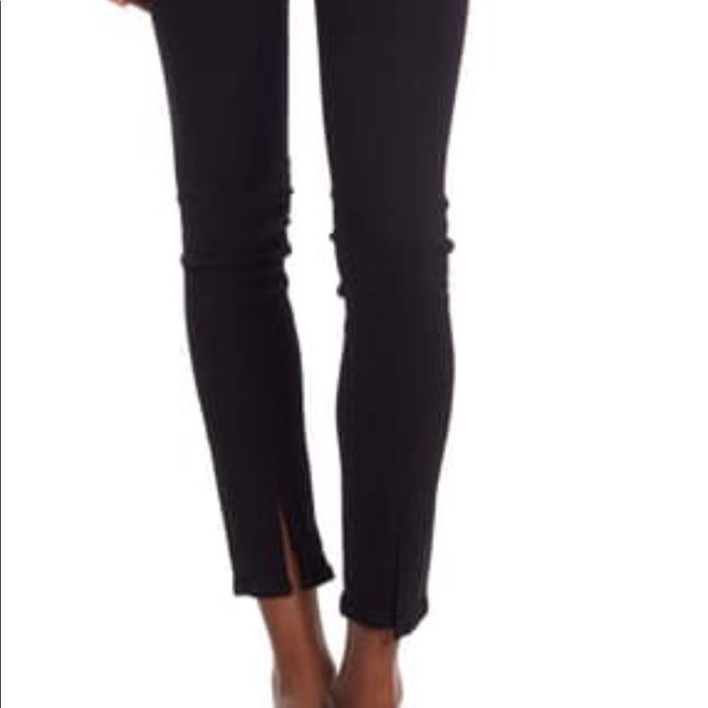 FRAME Le Skinny de Jeanne Split Hem Denim Jeans - Picture 6 of 6